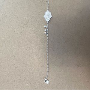 Sterling Silver Hamsa Bracelet